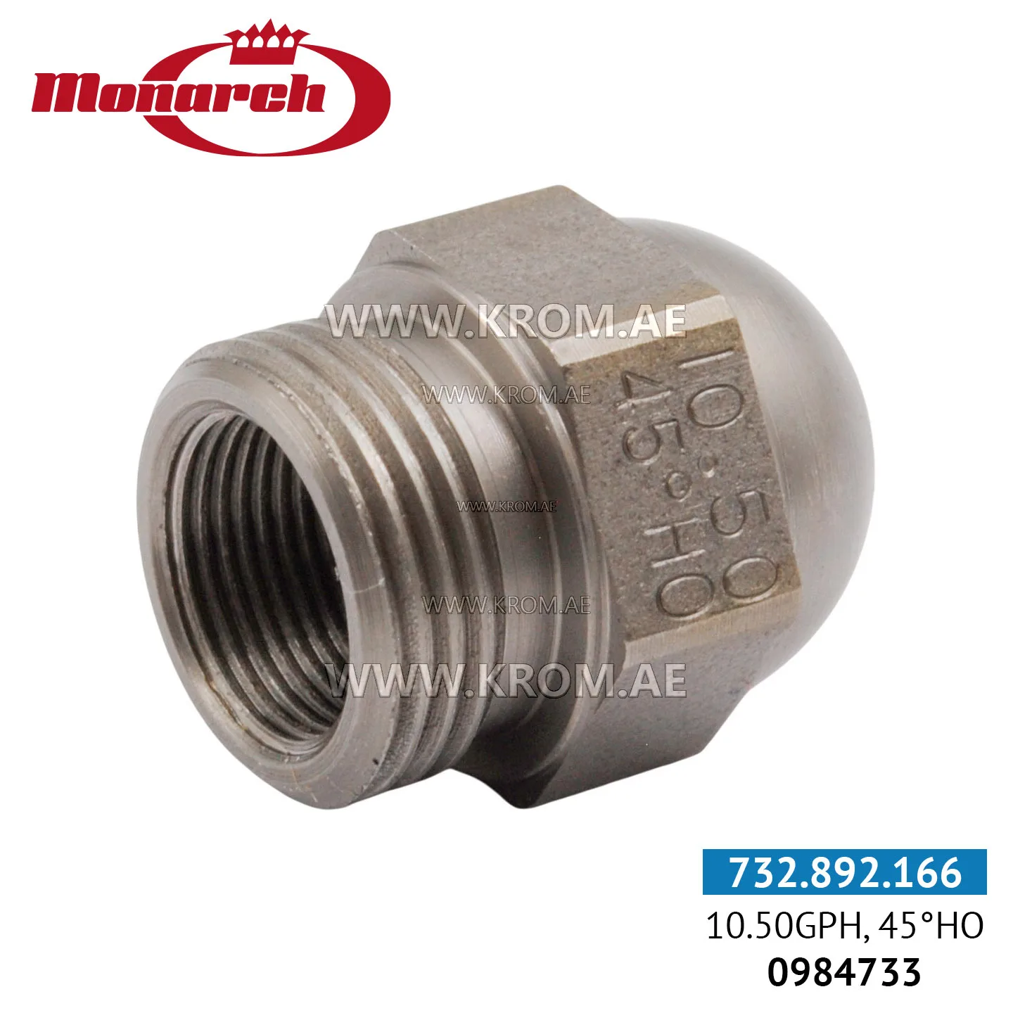 Monarch (0984733) 10.50GPH, 45HO nozzle