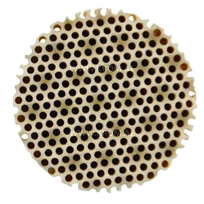 Rauschert (26711-8101-101) D=34,8+/-0,9 mm; L=12,7+/+1,3 mm ceramic infra-red plaque