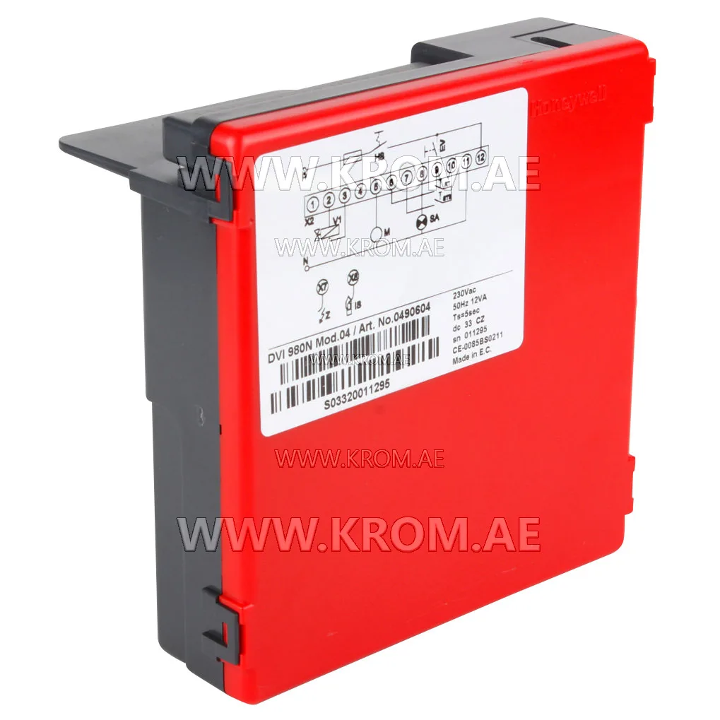 Honeywell DVI980-N mod. 04 0490604 control box