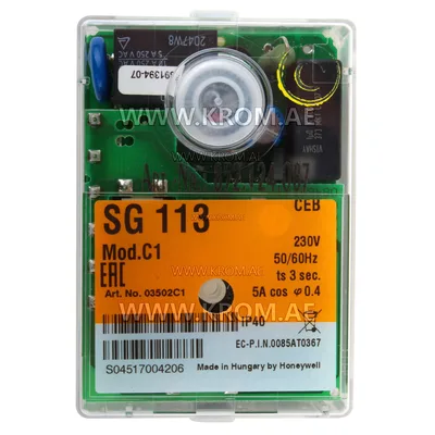 Honeywell SG113 mod.C1 03502C1 control box