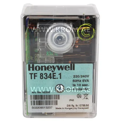 Honeywell TF834E 02205 control box