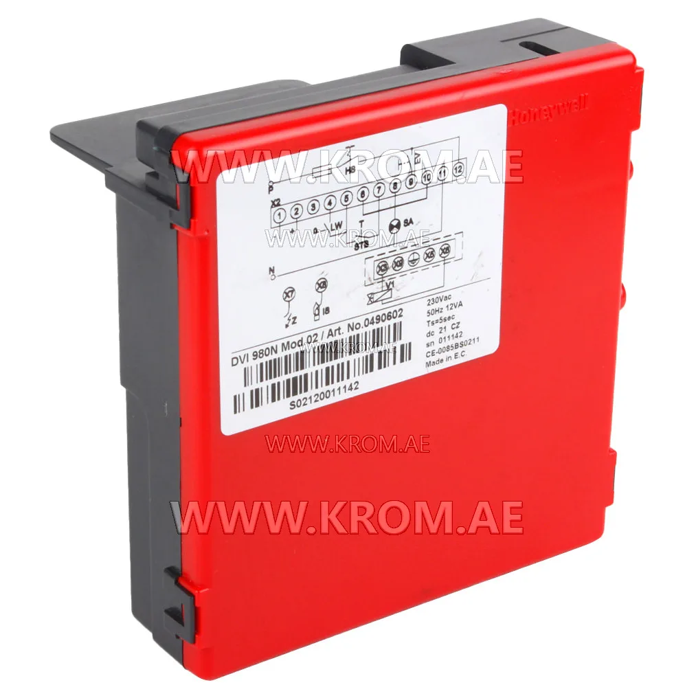 Honeywell DVI980-N mod. 02 0490602 control box