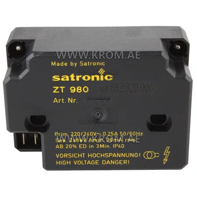 Honeywell ZT980 4MM 220V, 13144, ignition transformer