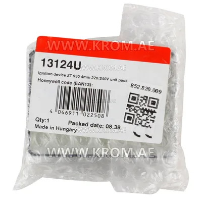 Honeywell ZT930 4MM 220V, 13124, ignition transformer