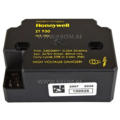 Honeywell ZT930 1MM 220V, 13121, ignition transformer