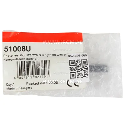 Honeywell MZ770S 80mm adapter, 51008, photo resistor