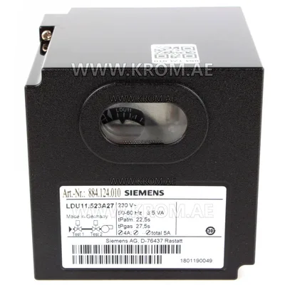 Siemens LDU11.523A27 control box