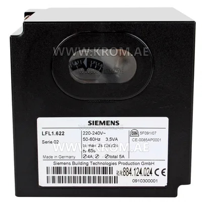 Siemens LFL1.622 control box