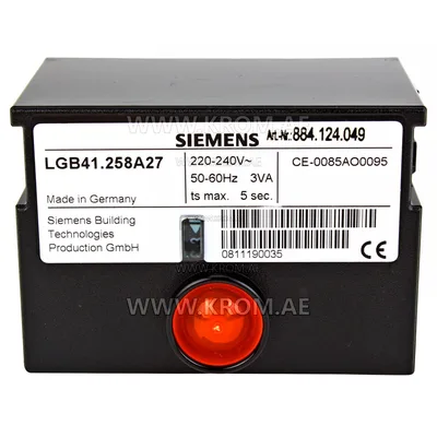 Siemens LGB41.258A27 control box