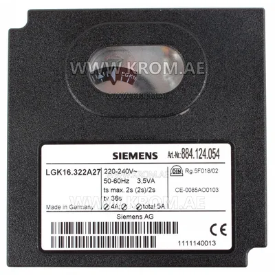 Siemens LGK16.322A27 control box