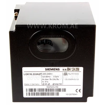 Siemens LGK16.333A27 control box