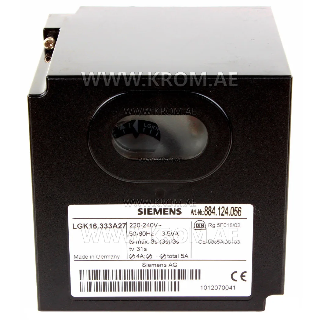 Siemens LGK16.333A27 control box