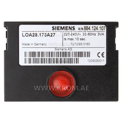 Siemens LOA28.173A27 control box