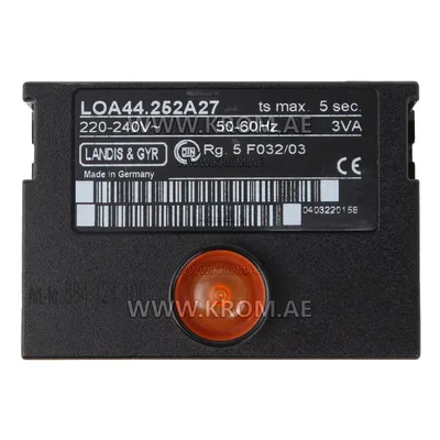 Siemens LOA44.252A27 control box