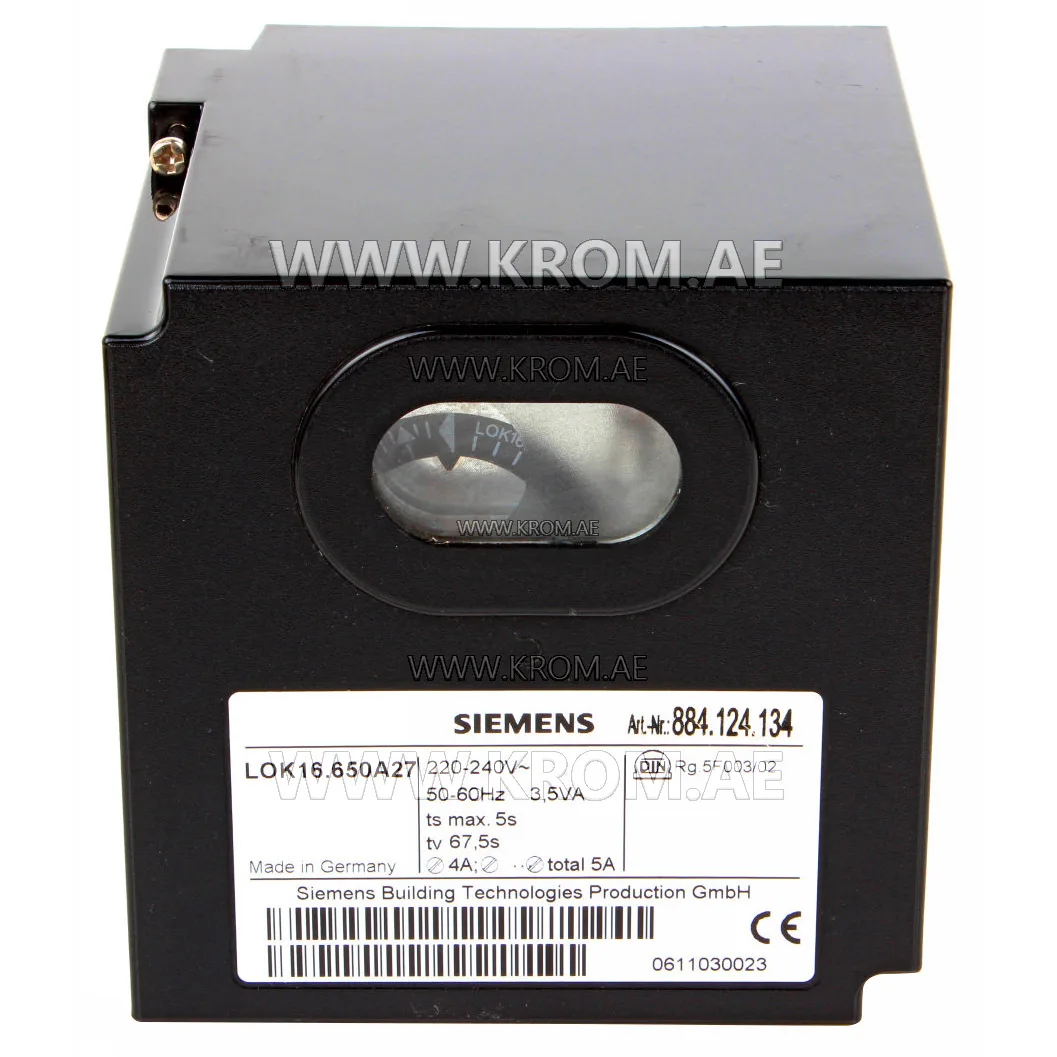 Siemens LOK16.650A27 control box