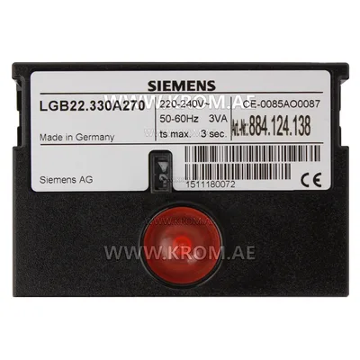 Siemens LGB22.330A270 control box