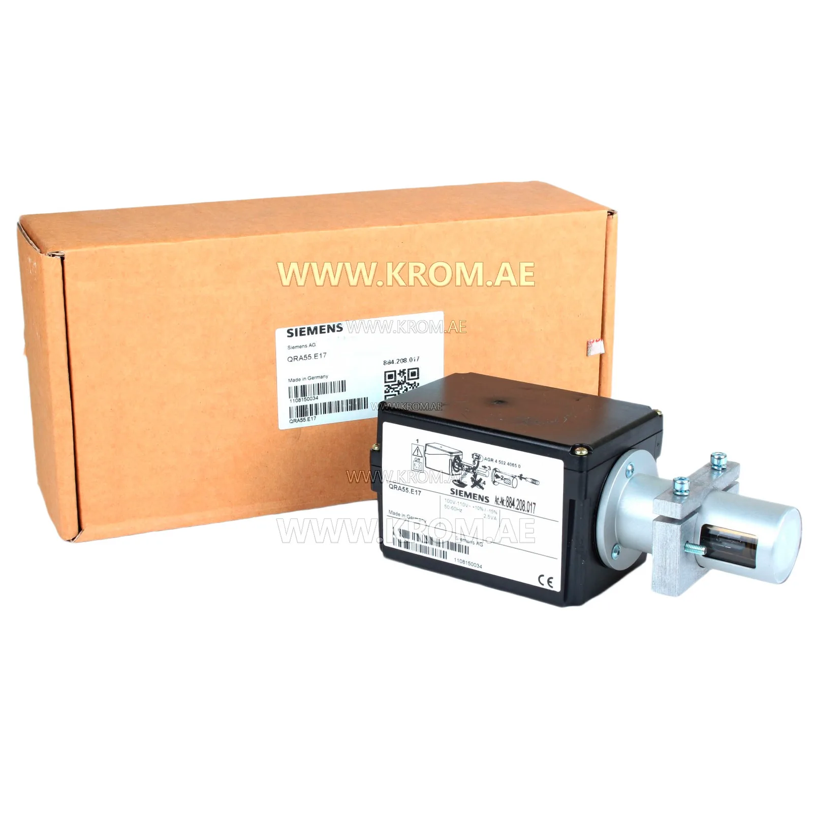 Siemens QRA55.E17 UV flame sensor