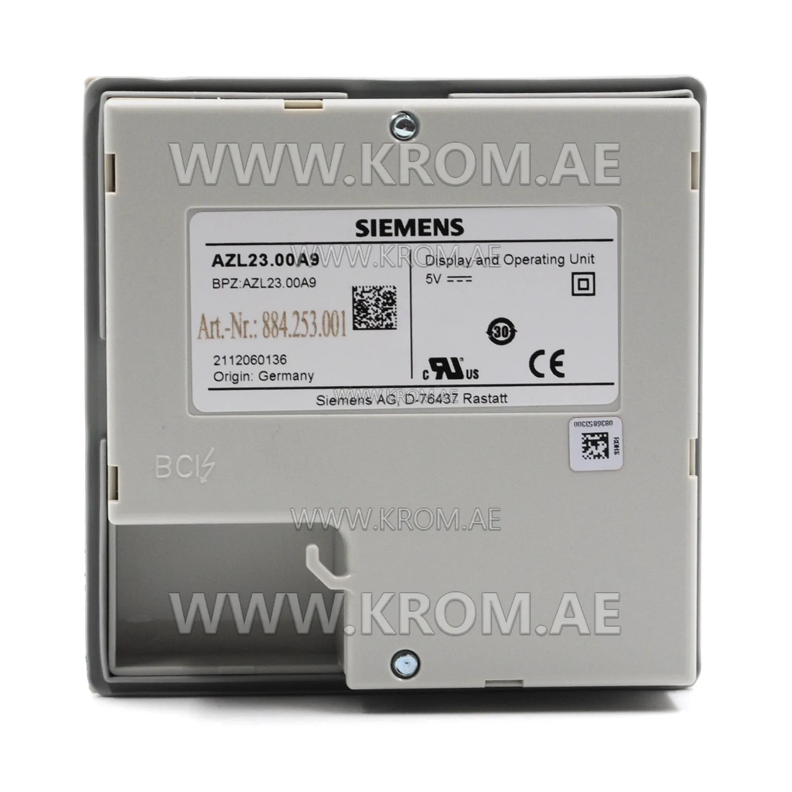 Siemens AZL23.00A9 display