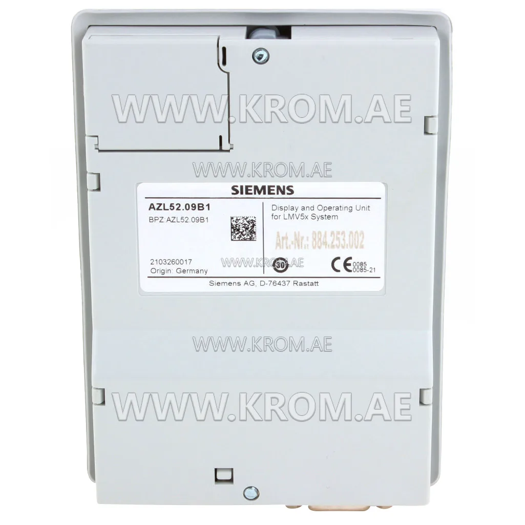 Siemens AZL52.09B1 display