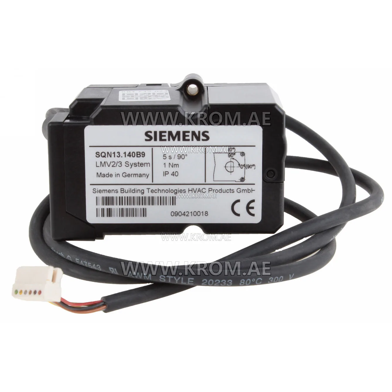 Siemens SQN13.140B9 actuator