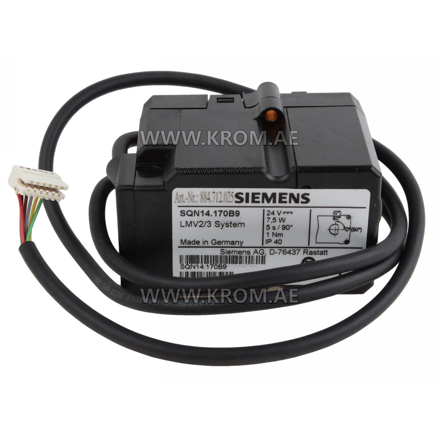 Siemens SQN14.170B9 actuator