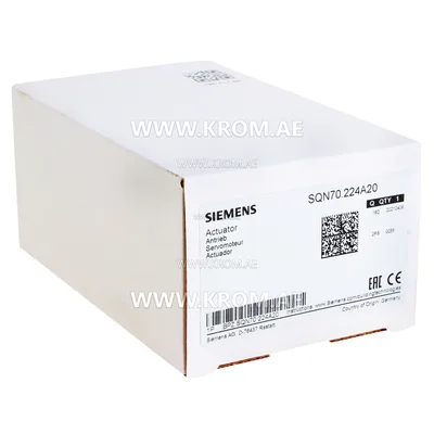Siemens SQN70.224A20 actuator