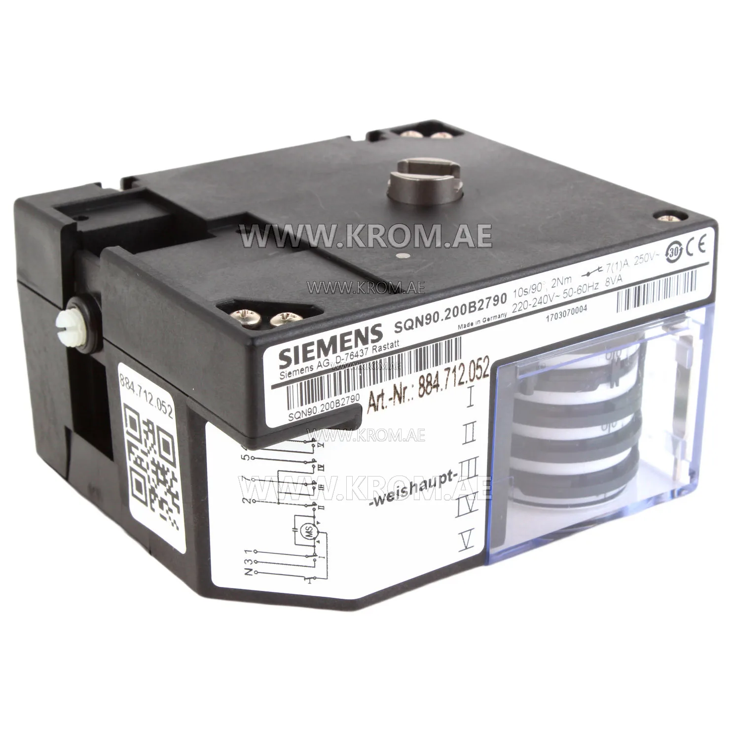 Siemens SQN90.200B2790 actuator