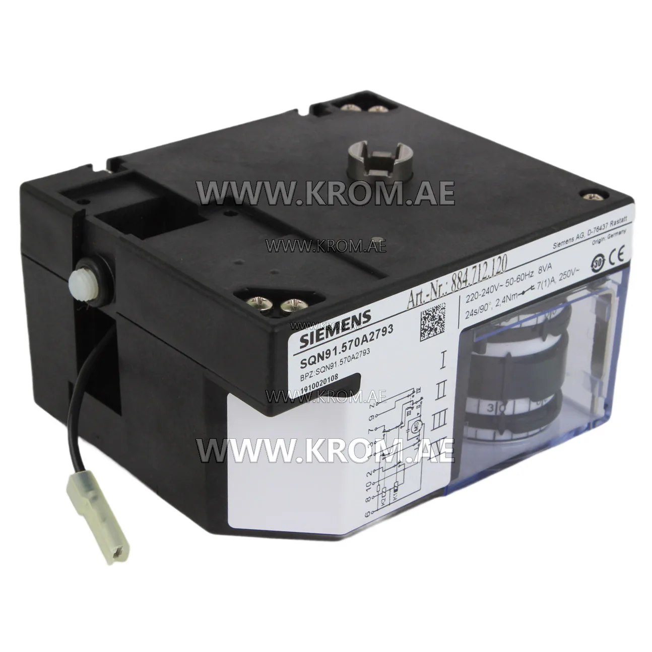Siemens SQN91.570A2793 actuator