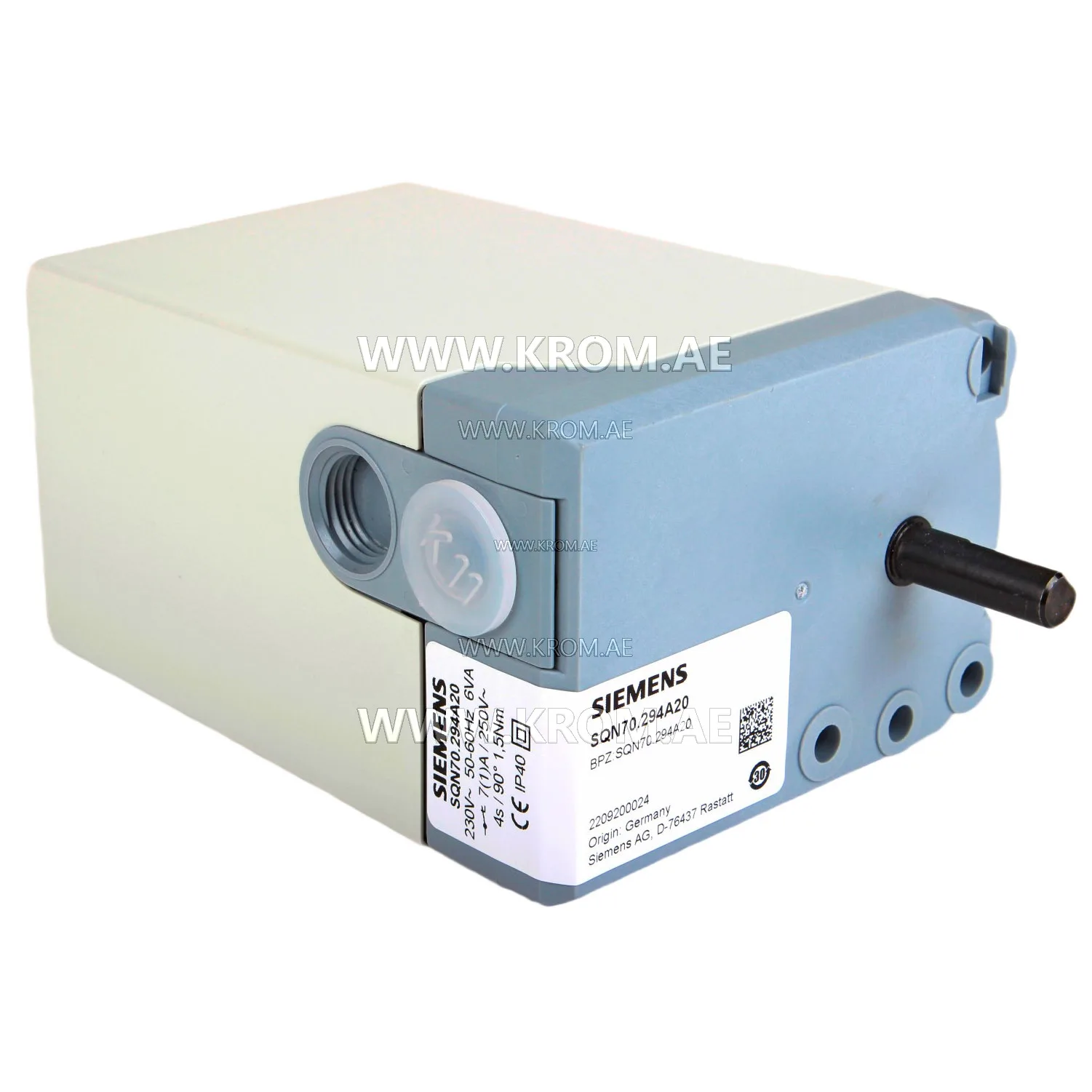Siemens SQN70.294A20 actuator