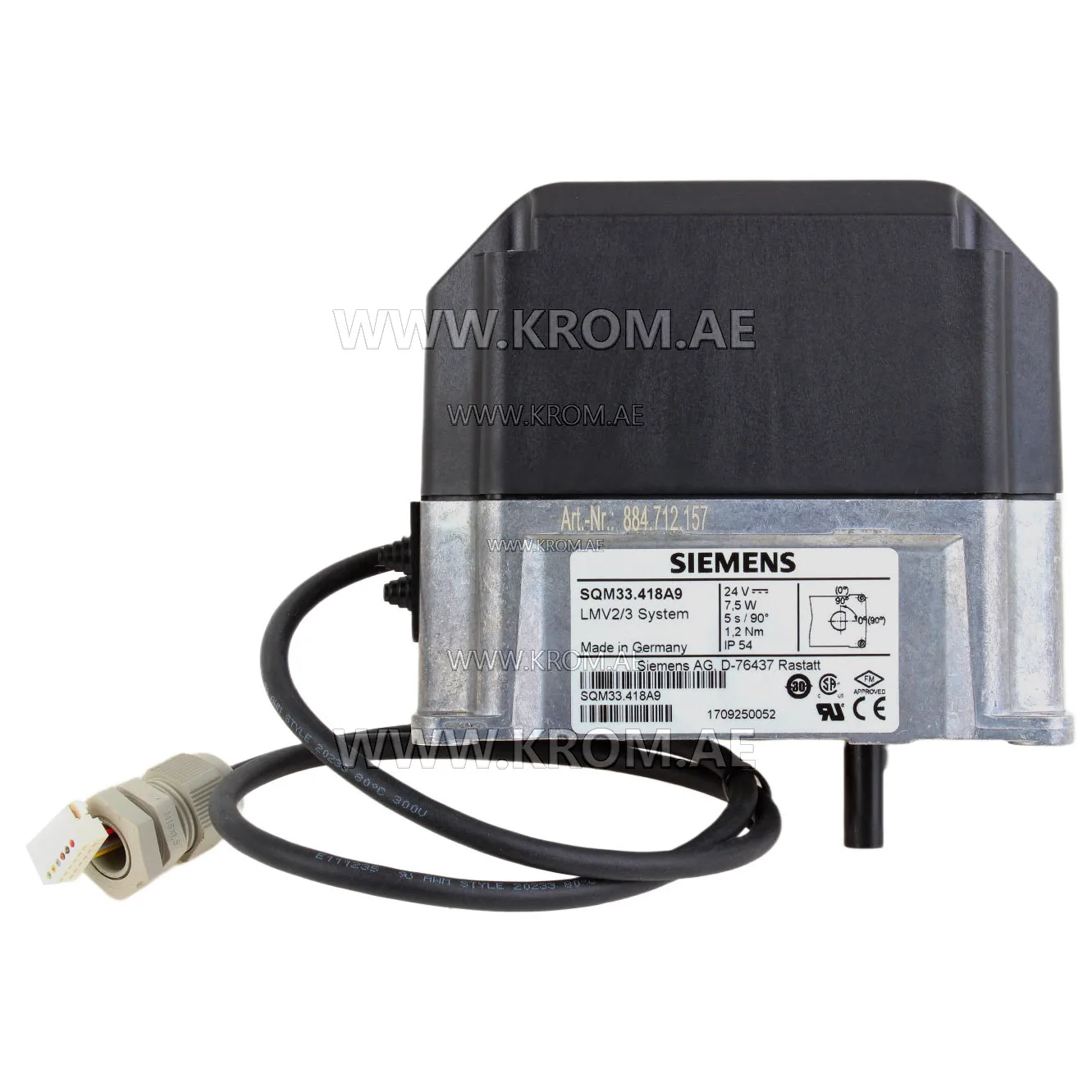 Siemens SQM33.418A9 actuator