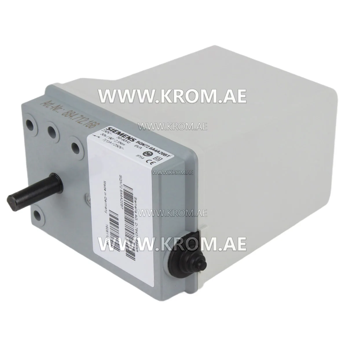 Siemens SQN72.6A4A20BT actuator