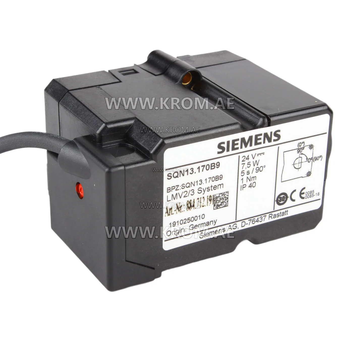 Siemens SQN13.170B9 actuator