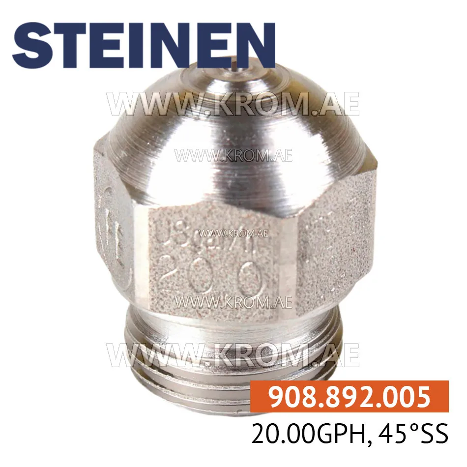 Steinen 20.00GPH, 45SS nozzle