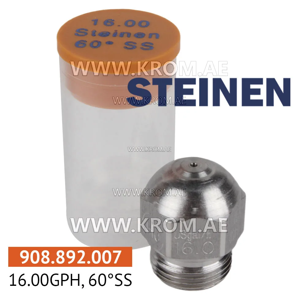 Steinen 16.00GPH, 60SS nozzle