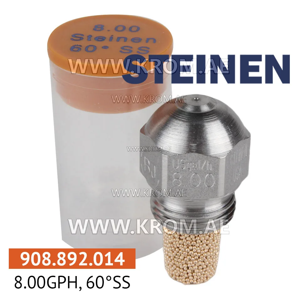 Steinen 8.00GPH, 60SS nozzle